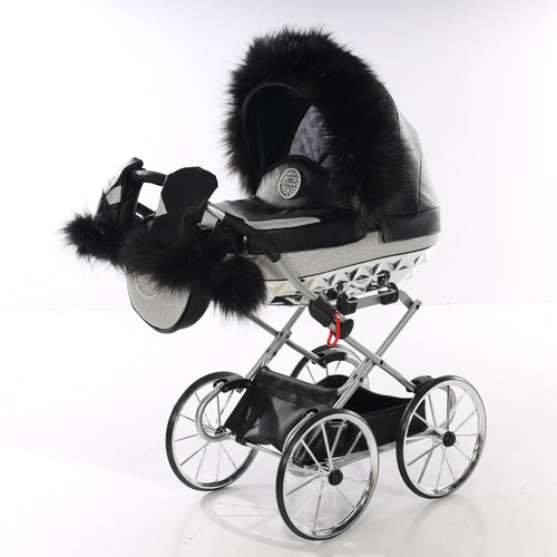 Carrozzina Mini Hand Craft Glitter Nero