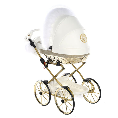 Carrozzina Mini Hand Craft Glitter Avorio