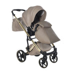 Antes Baby 2 in 1 Bubble Dark Beige/Gold Navic. Glossy Telaio Gold