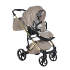 Antes Baby 2 in 1 Bubble Dark Beige/Gold Navic. Glossy Telaio Gold