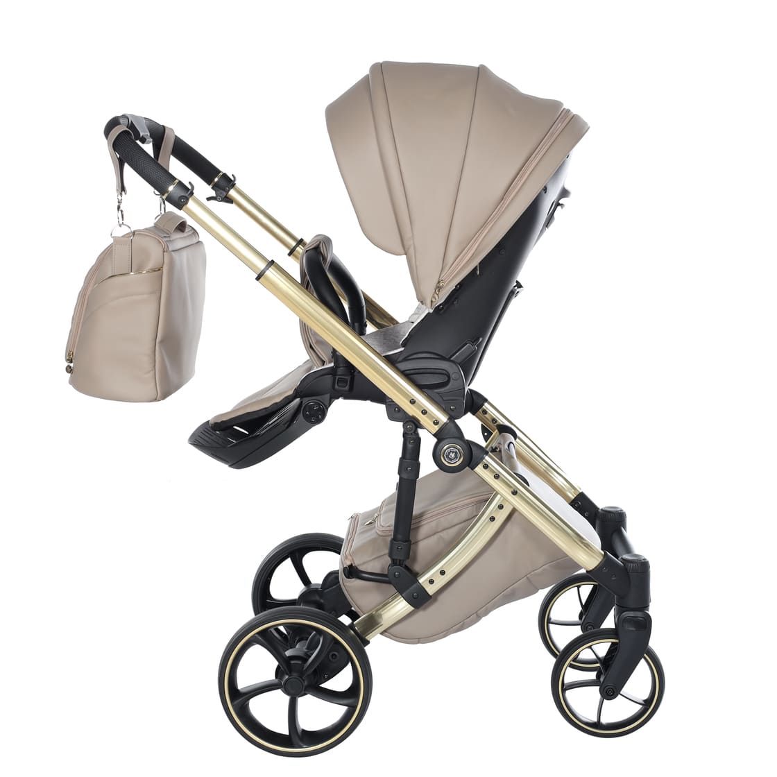Trio Antes Baby Bubble Dark Beige/Gold Navic.Glossy Telaio Gold