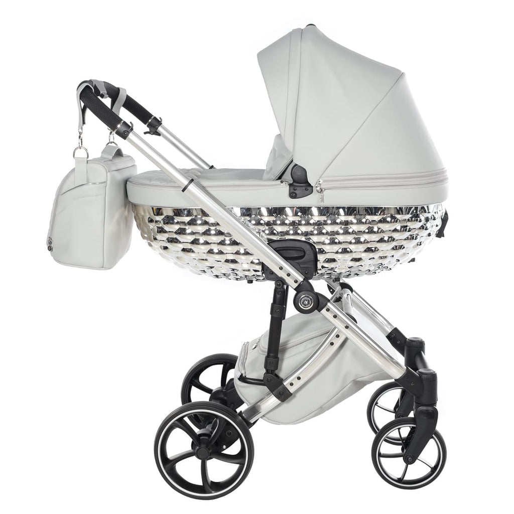 Antes Baby 2 in 1 Bubble Grey/Silver Nav. Glossy Telaio Silver