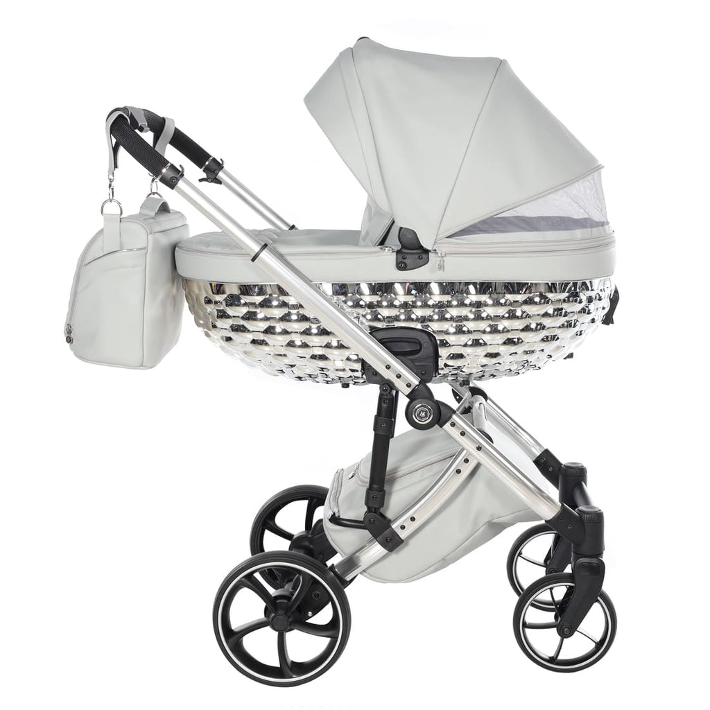 Trio Bubble Grey/Silver Nav. Glossy Telaio Silver