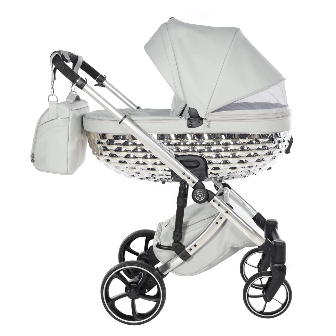 Trio Bubble Grey/Silver Nav. Glossy Telaio Silver