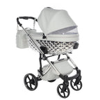 Antes Baby 2 in 1 Bubble Grey/Silver Nav. Glossy Telaio Silver