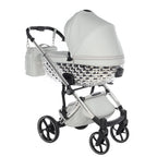 Antes Baby 2 in 1 Bubble Grey/Silver Nav. Glossy Telaio Silver