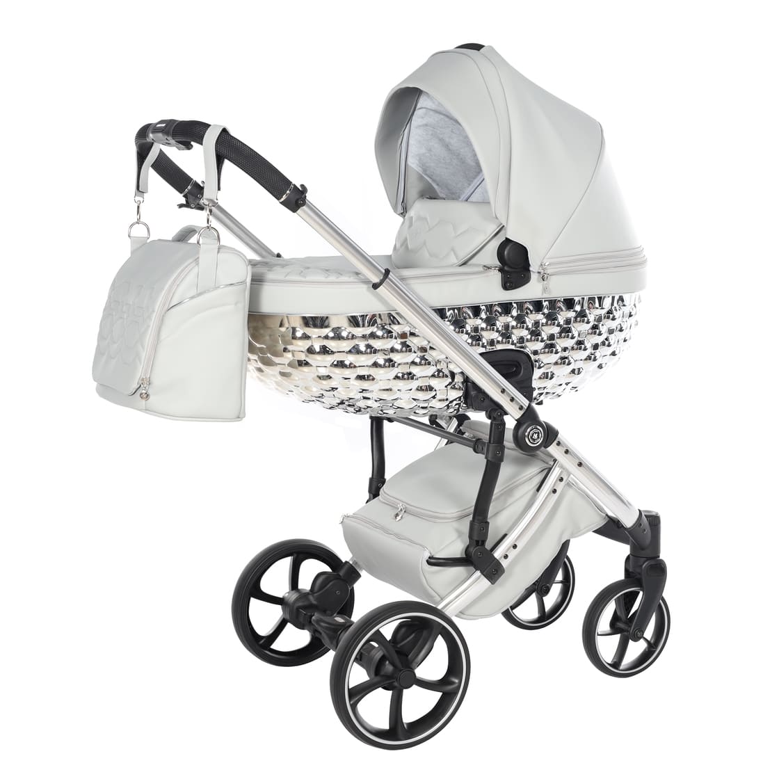 Trio Bubble Grey/Silver Nav. Glossy Telaio Silver