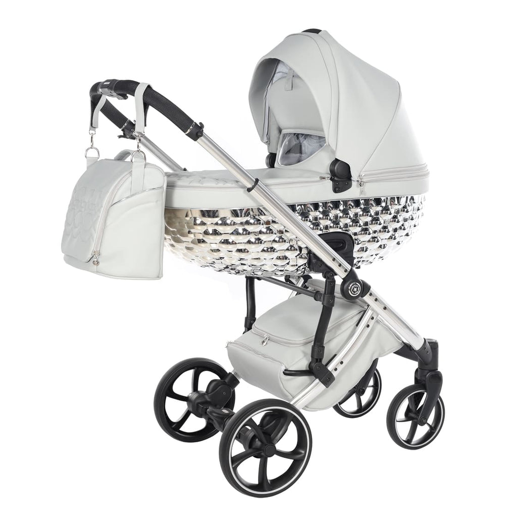 Antes Baby 2 in 1 Bubble Grey/Silver Nav. Glossy Telaio Silver
