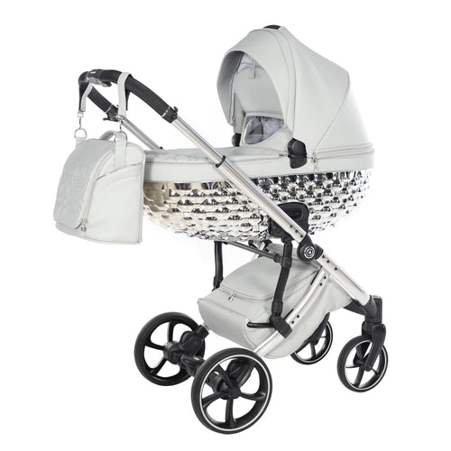 Antes Baby 2 in 1 Bubble Grey/Silver Nav. Glossy Telaio Silver