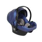 Seggiolino Auto Junama Fluo V3 iSize in Ecopelle Blu/Oro Rosa