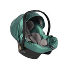 Seggiolino Auto Junama Fluo V3 iSize in Ecopelle Verde/Oro Giallo