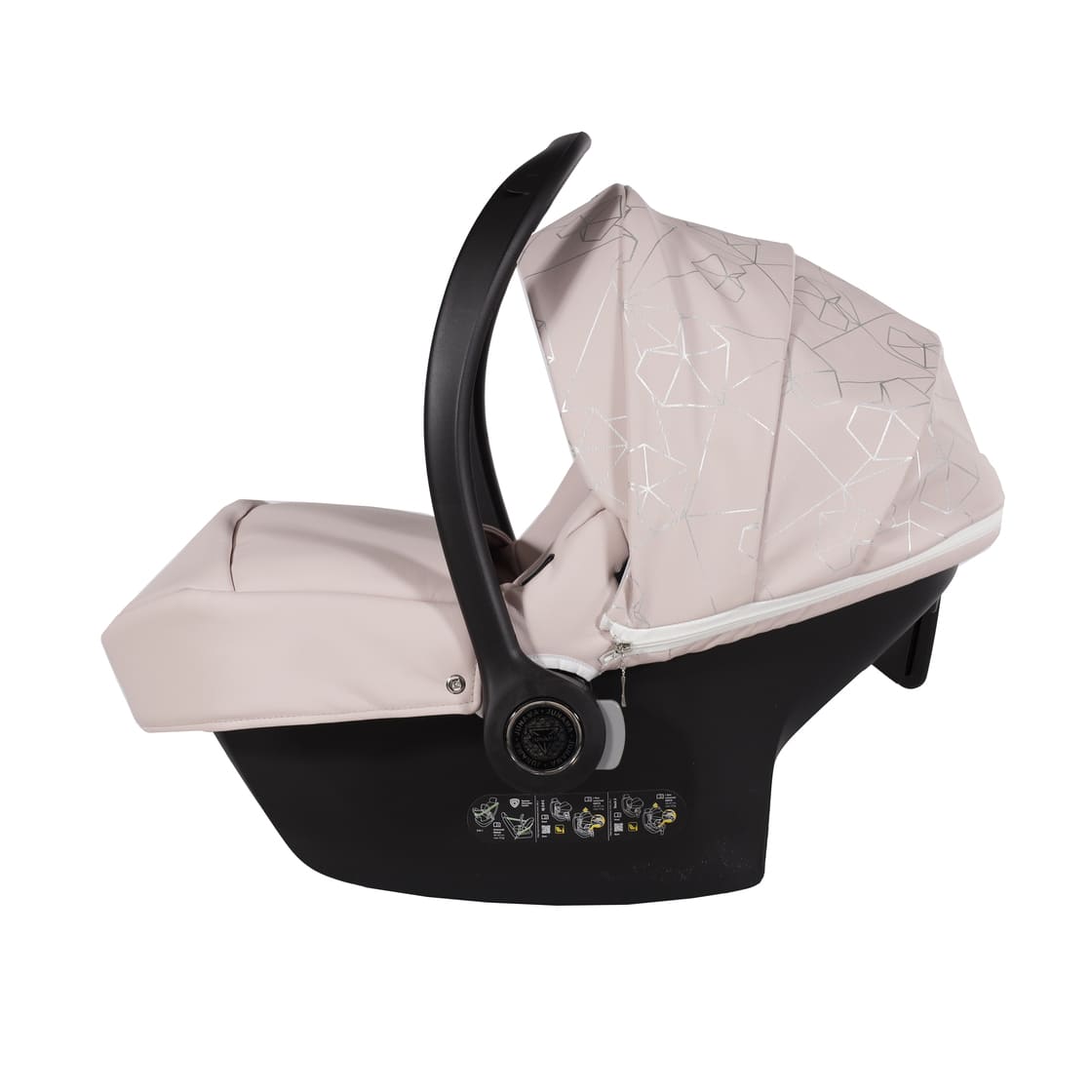 Seggiolino Auto Junama Heart V3 Rosa/Silver