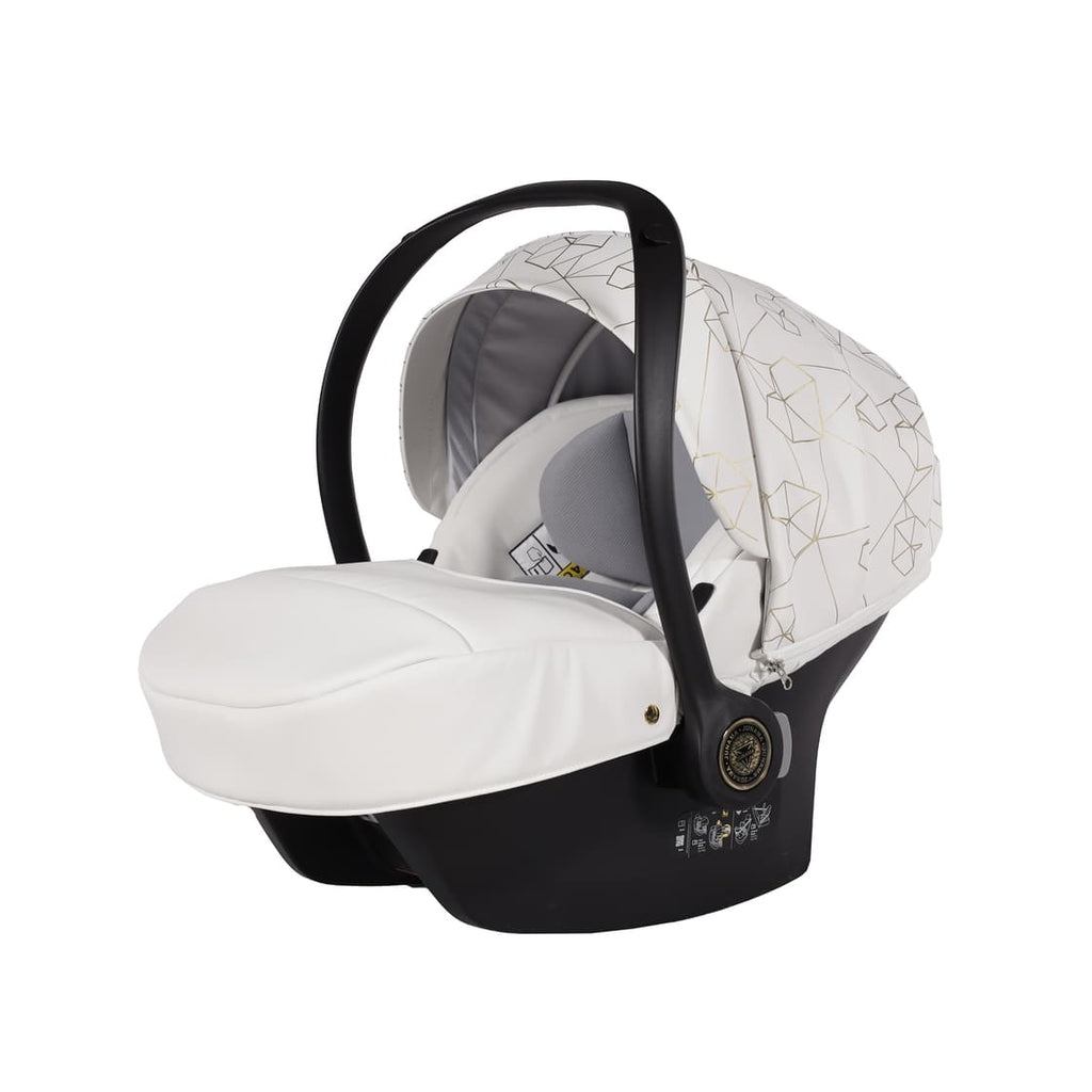 Trio Diamond Heart Collection V3 3 in 1 Ecopelle White/Gold Telaio Bianco
