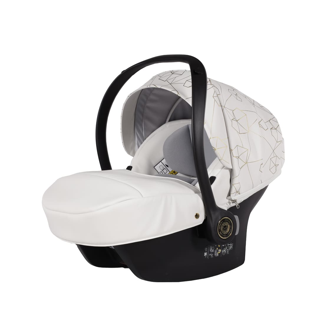 Seggiolino Auto Junama Heart V3 White/Gold