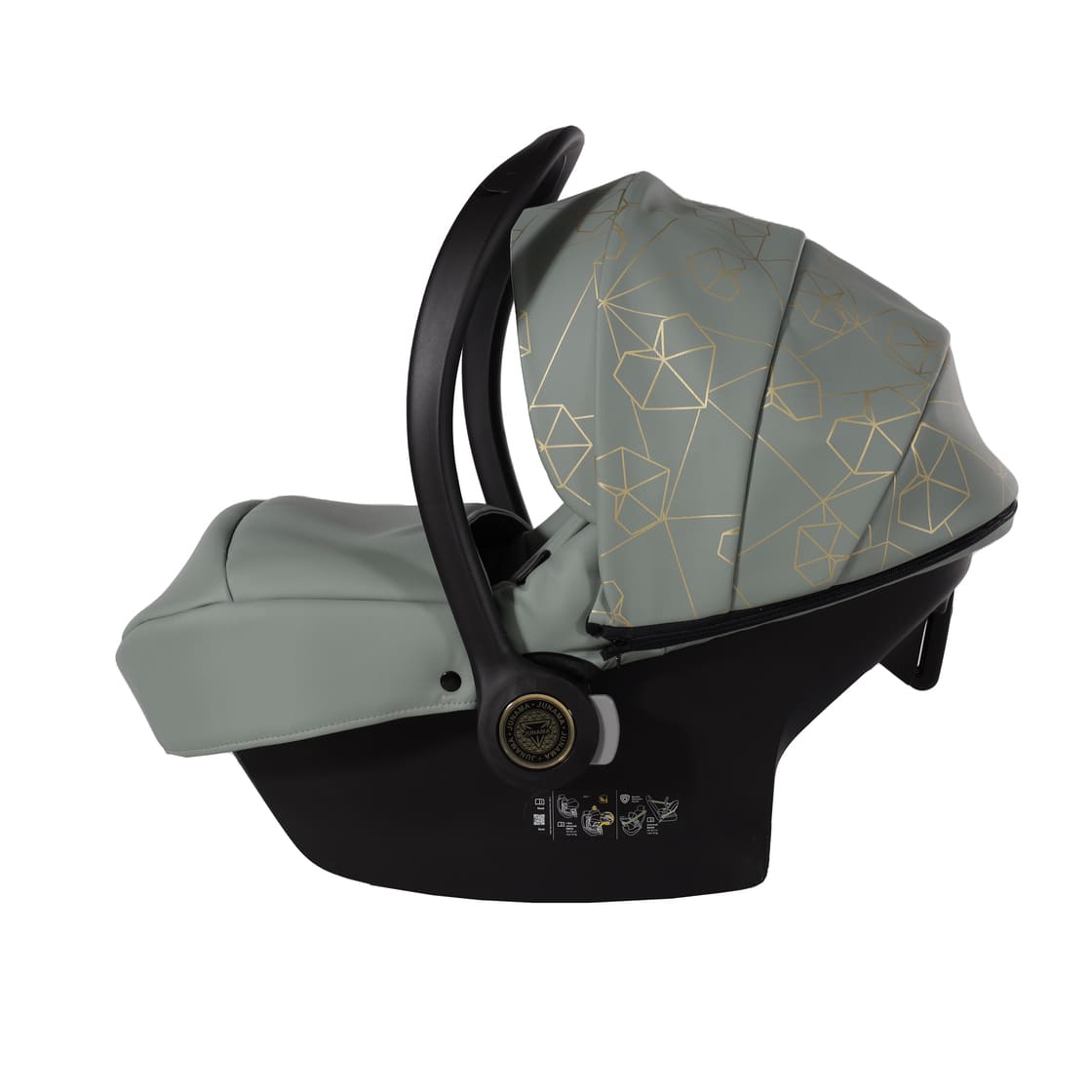 Seggiolino Auto Junama Heart V3 Khaki/Gold