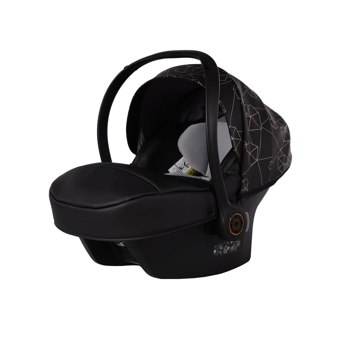 Seggiolino Auto Junama Heart V3 Nero/Rosegold