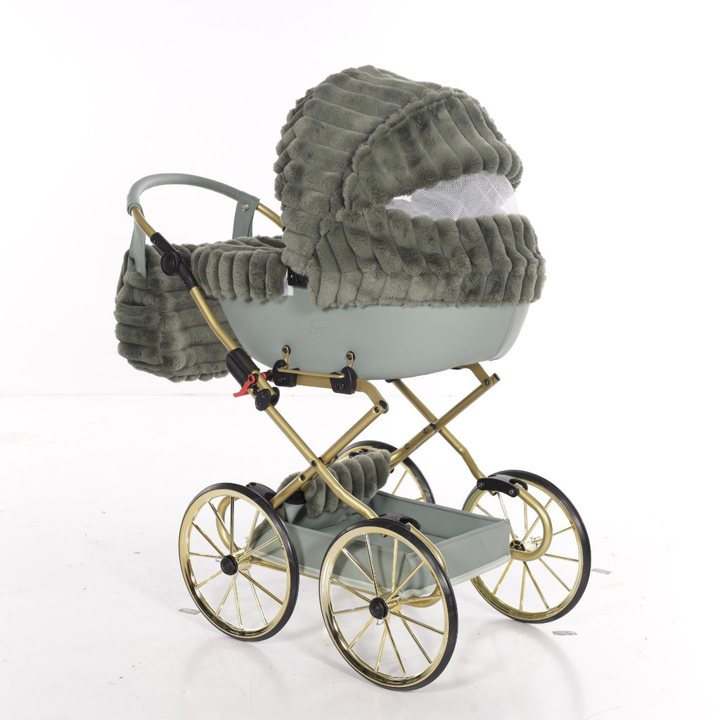 Carrozzina Mini Pelliccia Muffy Verde
