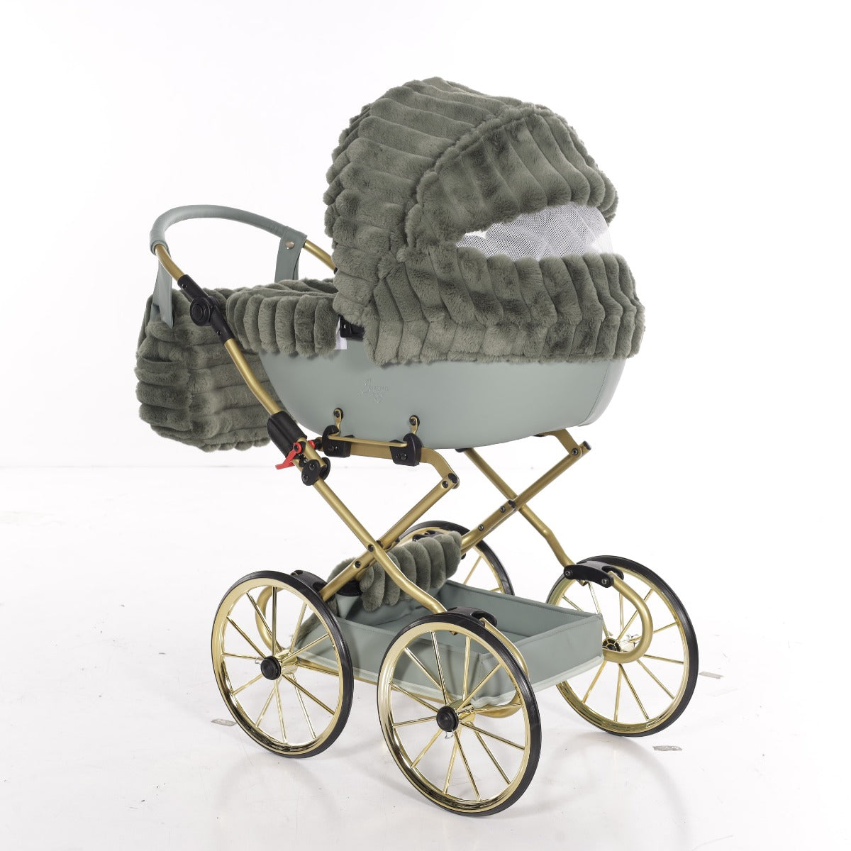 Carrozzina Mini Pelliccia Muffy Verde