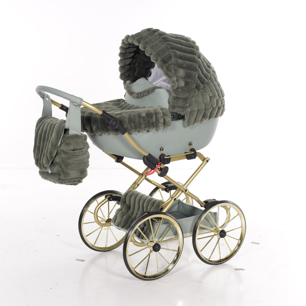 Carrozzina Mini Pelliccia Muffy Verde