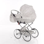 Carrozzina Mini Pelliccia Muffy Grigio Chiaro