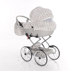 Carrozzina Mini Pelliccia Muffy Grigio Chiaro
