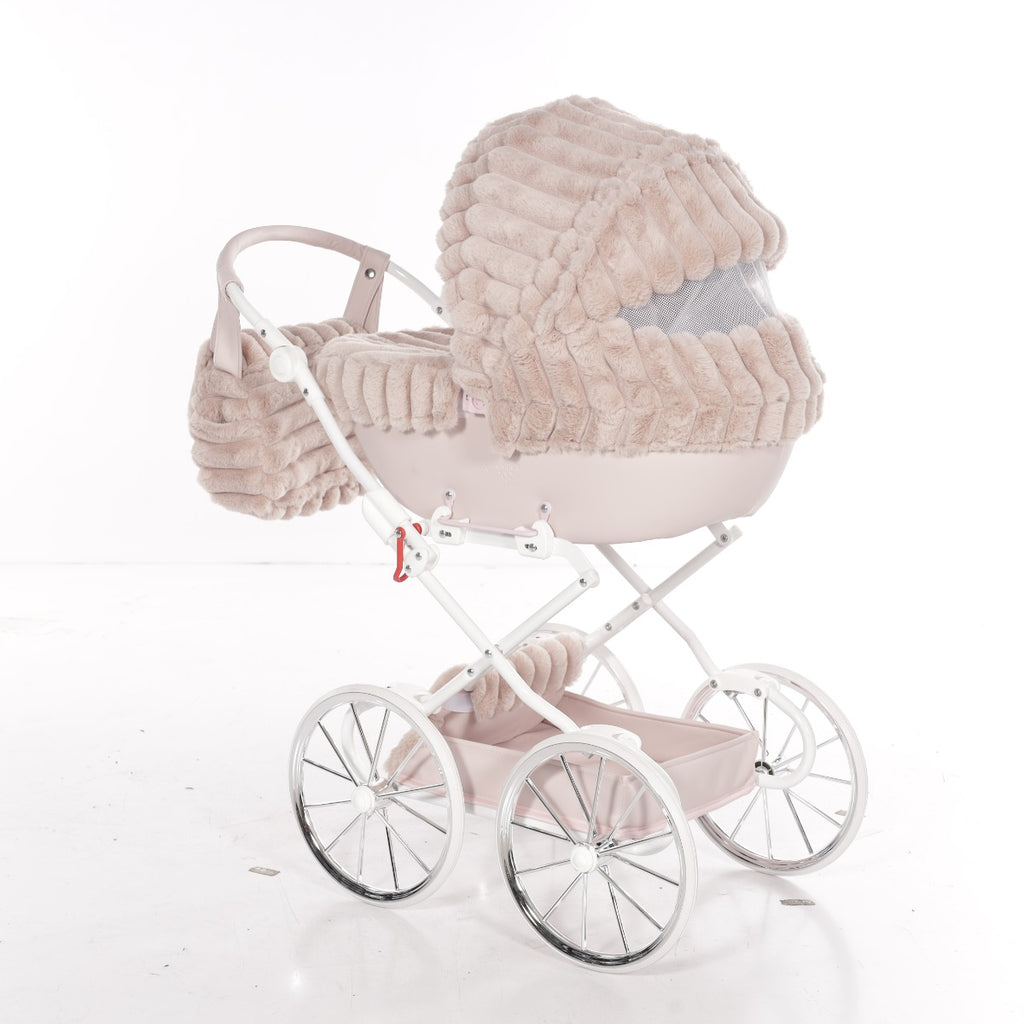 Carrozzina Mini Pelliccia Muffy Rosa