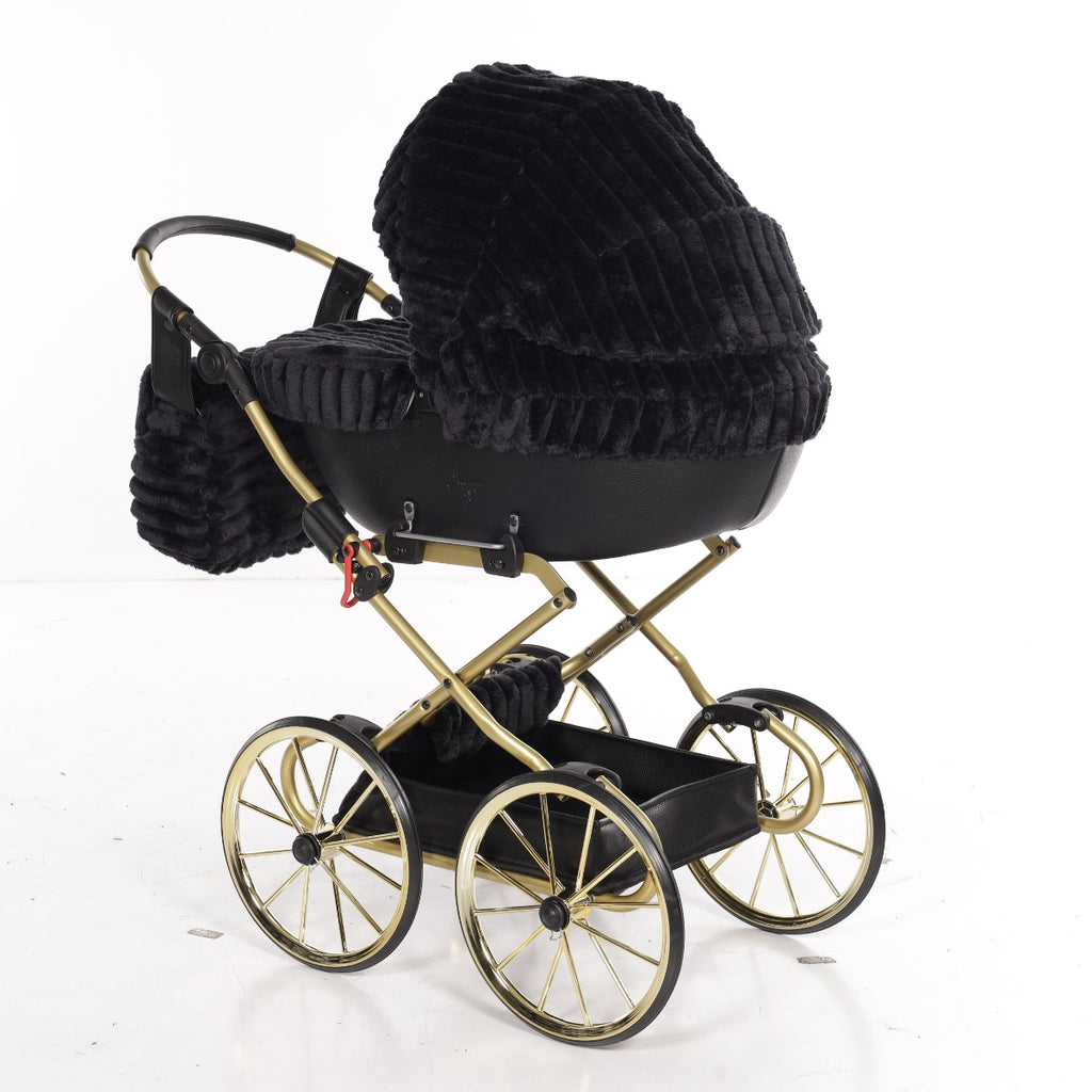 Carrozzina Mini Pelliccia Muffy Nero