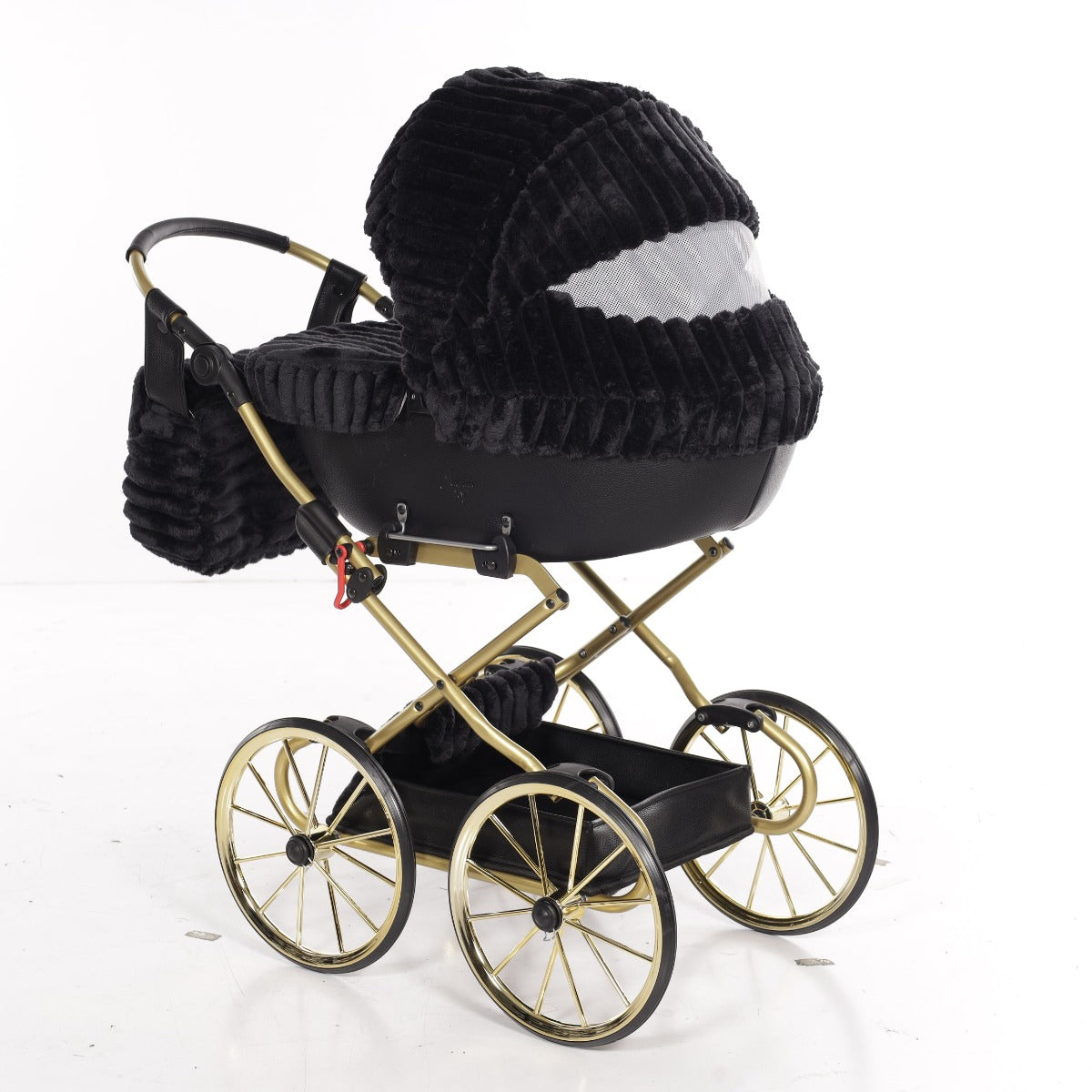 Carrozzina Mini Pelliccia Muffy Nero