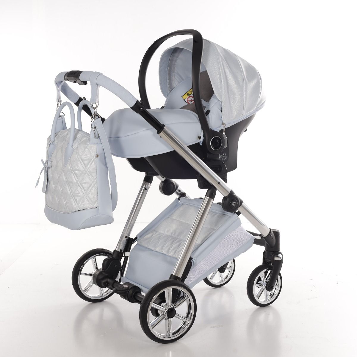 Seggiolino Auto Junama Ellegante Lamè Light Blue
