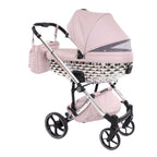 Antes Baby 2 in 1 Bubble Rosa/Silver Nav. Glossy Telaio Silver