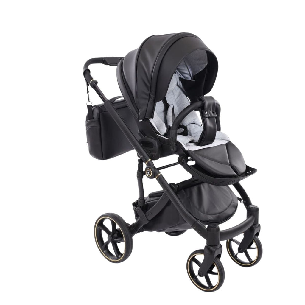 Trio Antes Baby Bubble Black/Gold Nav. Satin Telaio Black