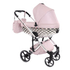Antes Baby 2 in 1 Bubble Rosa/Silver Nav. Glossy Telaio Silver