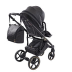 Trio Antes Baby Bubble Black/Gold Nav. Satin Telaio Black