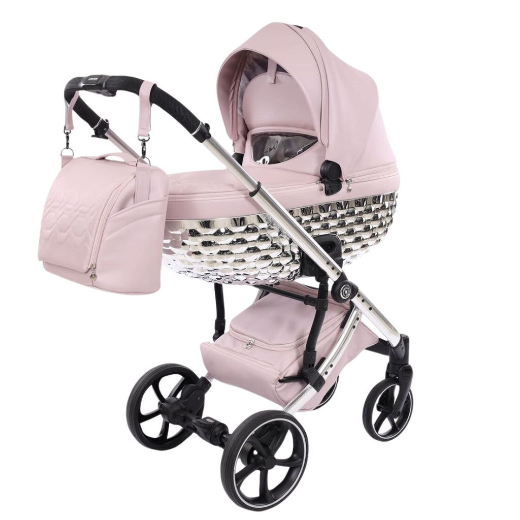 Antes Baby 2 in 1 Bubble Rosa/Silver Nav. Glossy Telaio Silver