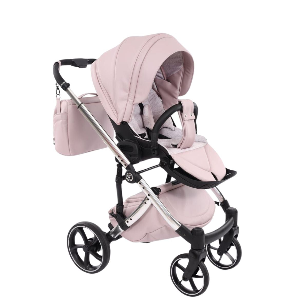 Trio Antes Baby Bubble Rosa/Silver Nav. Glossy Telaio Silver