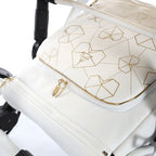 Trio Diamond Heart Collection V3 3 in 1 Ecopelle White/Gold Telaio Bianco
