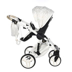 Trio Diamond Heart Collection V3 3 in 1 Ecopelle White/Gold Telaio Bianco