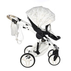 Trio Diamond Heart Collection V3 3 in 1 Ecopelle White/Gold Telaio Bianco