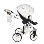 Trio Diamond Heart Collection V3 3 in 1 Ecopelle White/Gold Telaio Bianco