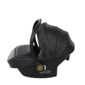 Seggiolino Auto Junama Fluo V3 iSize in Ecopelle Nero/Oro Giallo