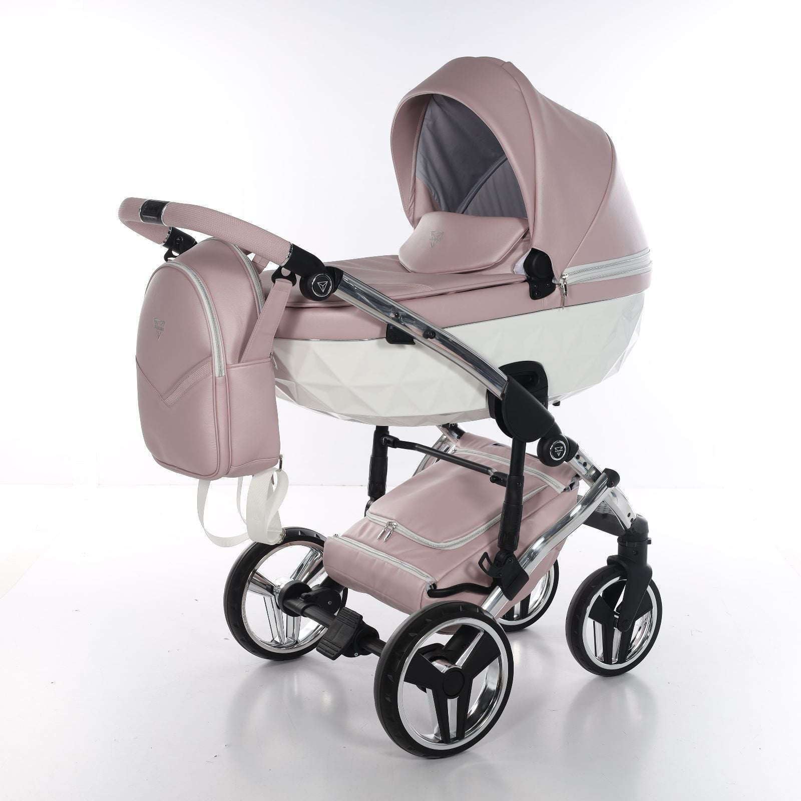Junama Fluo Italy 2.0 2 in 1 Rosa Nav.Bianca Telaio 51 Silver