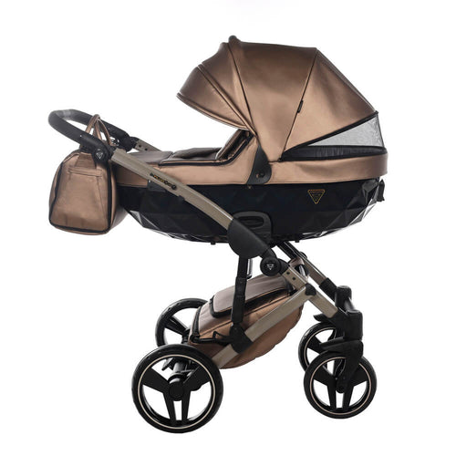 Diamond Fluo 3 in 1 Pelle Bronze Navicella Nera Telaio Fango