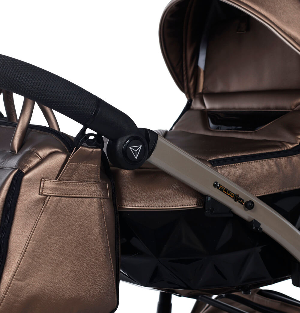 Diamond Fluo 3 in 1 Pelle Bronze Navicella Nera Telaio Fango