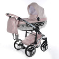 Trio Diamond Dolce Mirror V3 3 in 1 Ecopelle Pink/Glossy Silver/Telaio Silver