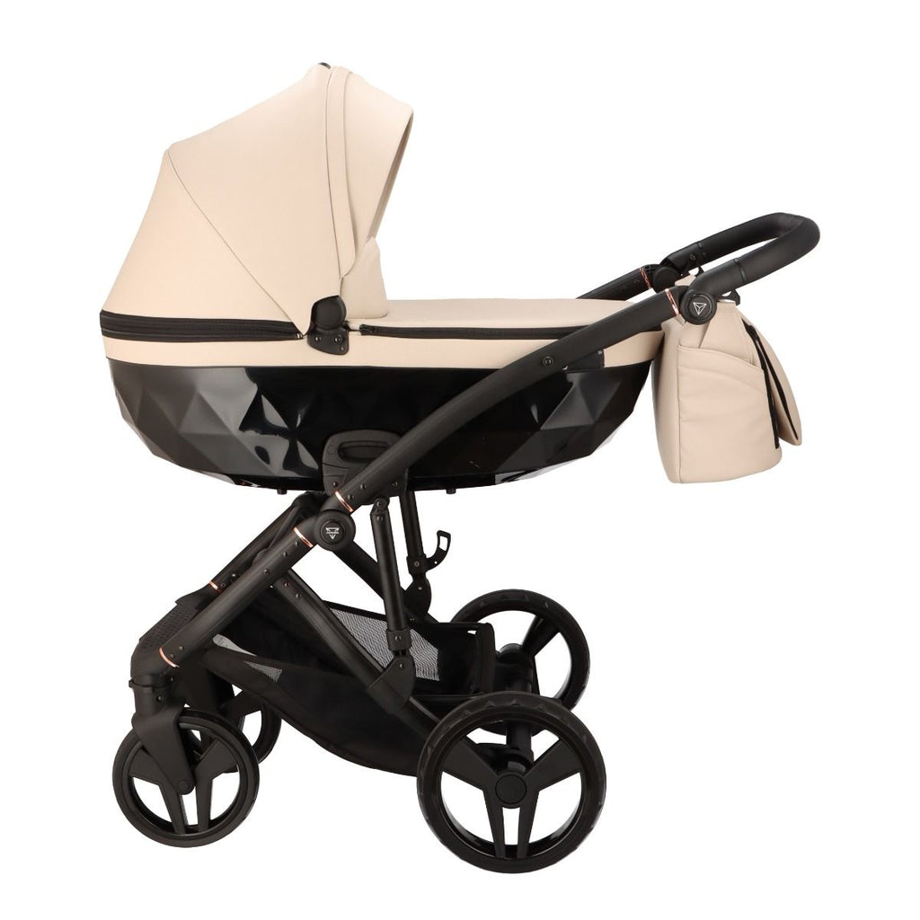 Junama Classic 2 in 1 Ecopelle Beige Nav. Nera Telaio Nero